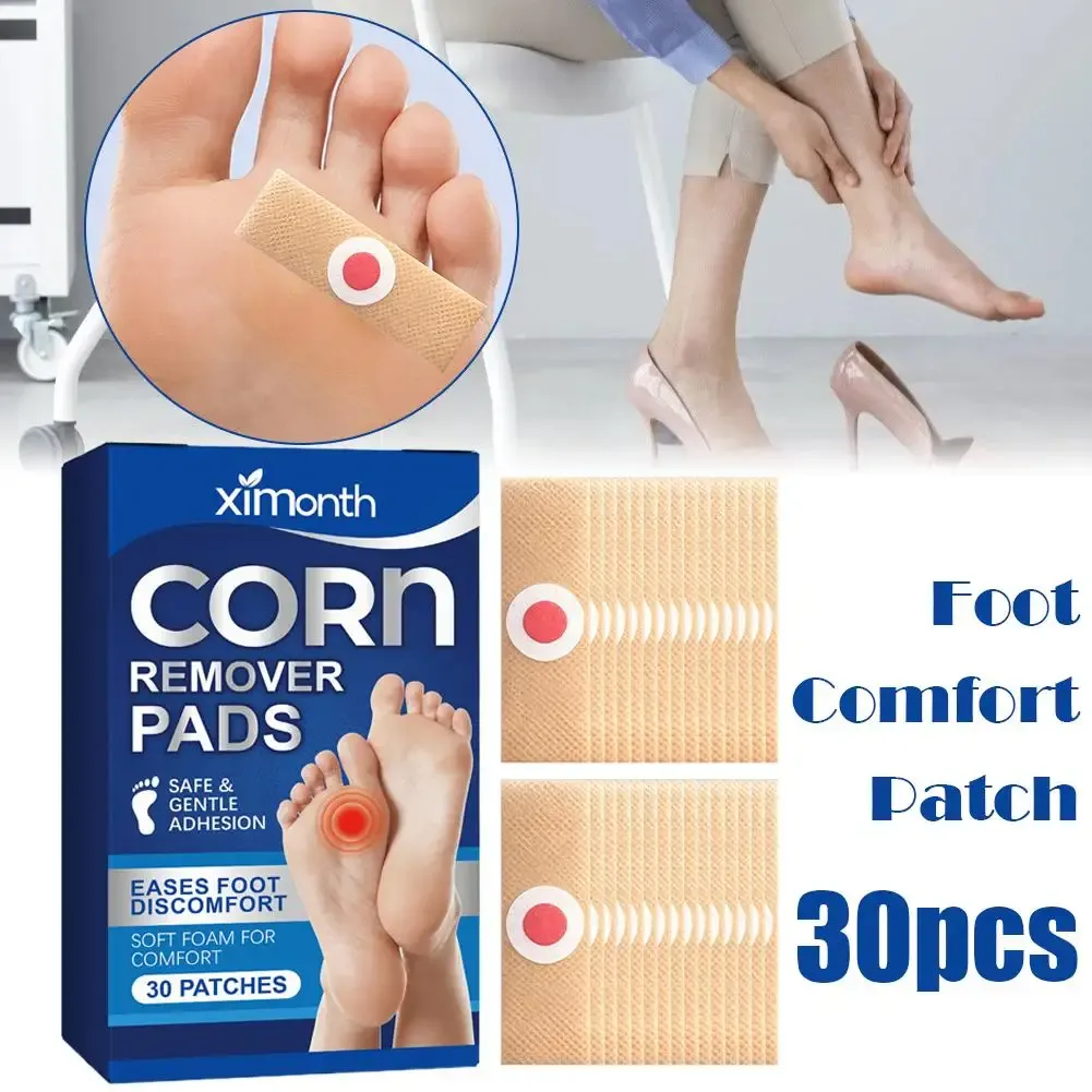 Coussinets appliqués sur le talon