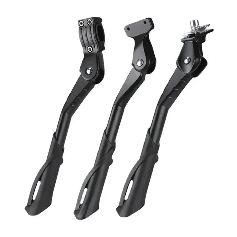 Béquille de vélo réglable en alliage d'aluminium, pour VTT, vélo de neige, vélo pliant et vélo électrique, support latéral pour roues de 22 à 29 pouces - Image 1