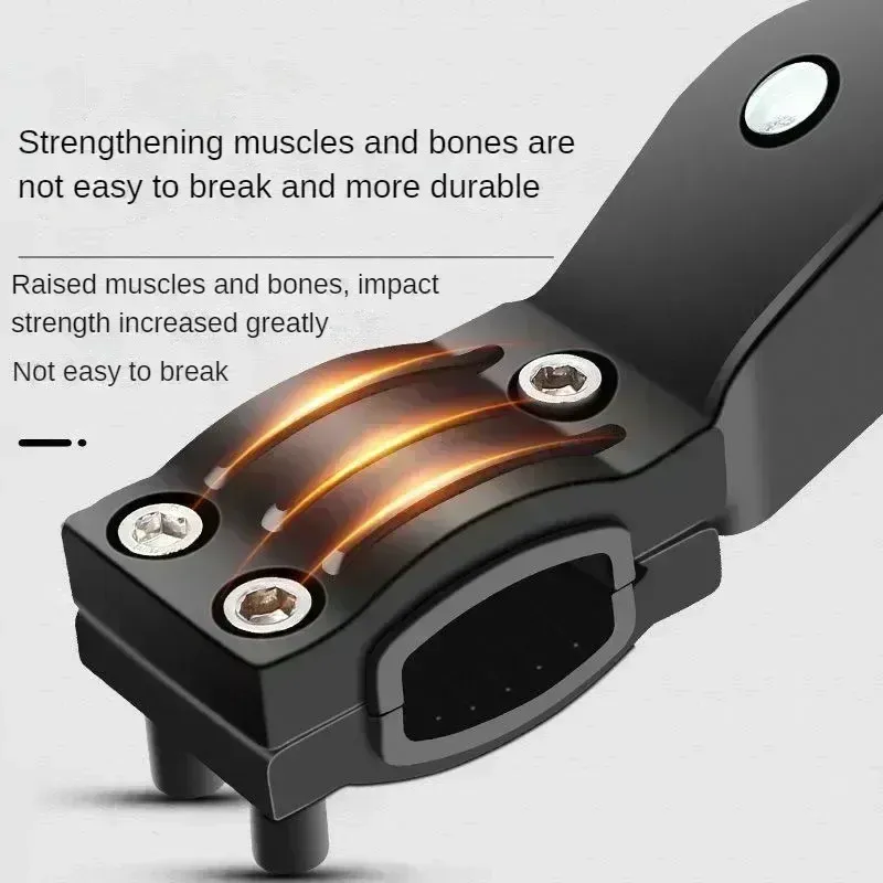 Béquille de vélo réglable en alliage d'aluminium, pour VTT, vélo de neige, vélo pliant et vélo électrique, support latéral pour roues de 22 à 29 pouces 6