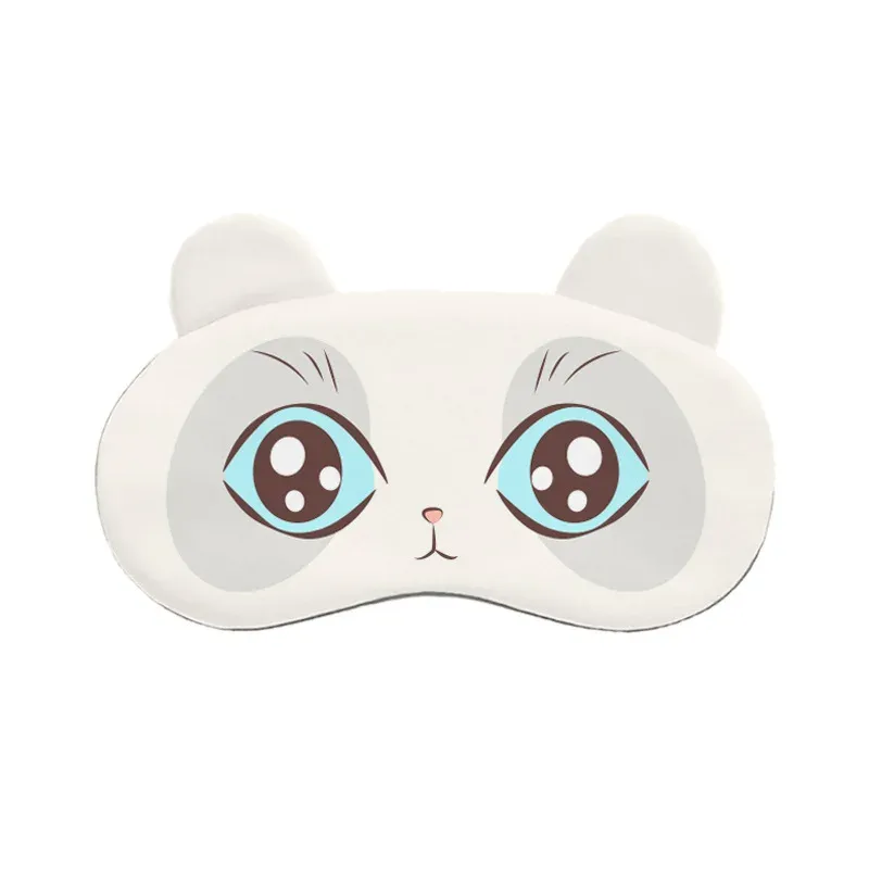 Masque pour les yeux mignon style dessin animé, confortable, bloque la lumière, soulage la fatigue oculaire, réglable 10