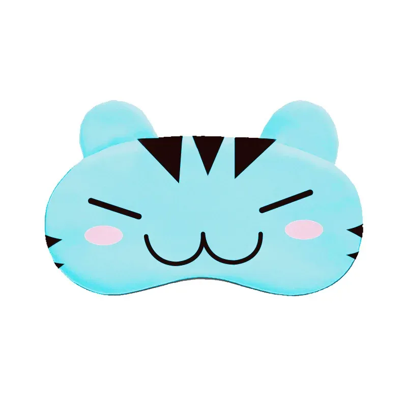 Masque pour les yeux mignon style dessin animé, confortable, bloque la lumière, soulage la fatigue oculaire, réglable 15