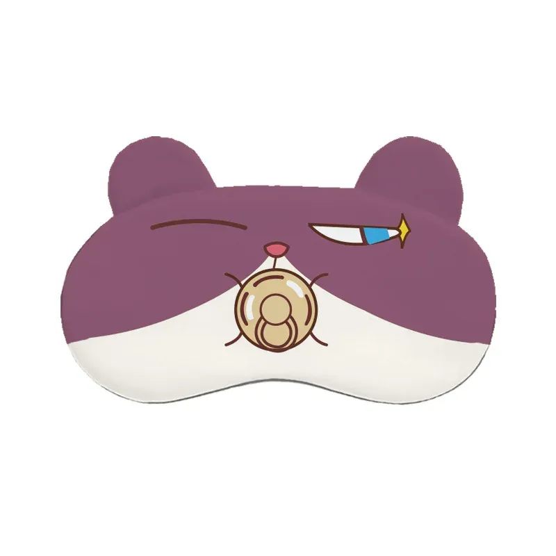 Masque pour les yeux mignon style dessin animé, confortable, bloque la lumière, soulage la fatigue oculaire, réglable 11