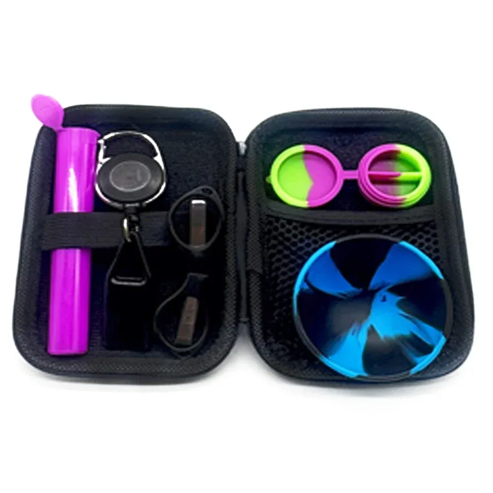Ensemble de conteneurs antiadhésifs en silicone comprenant pots, ciseaux, bol et boîte de rangement cadeau 4