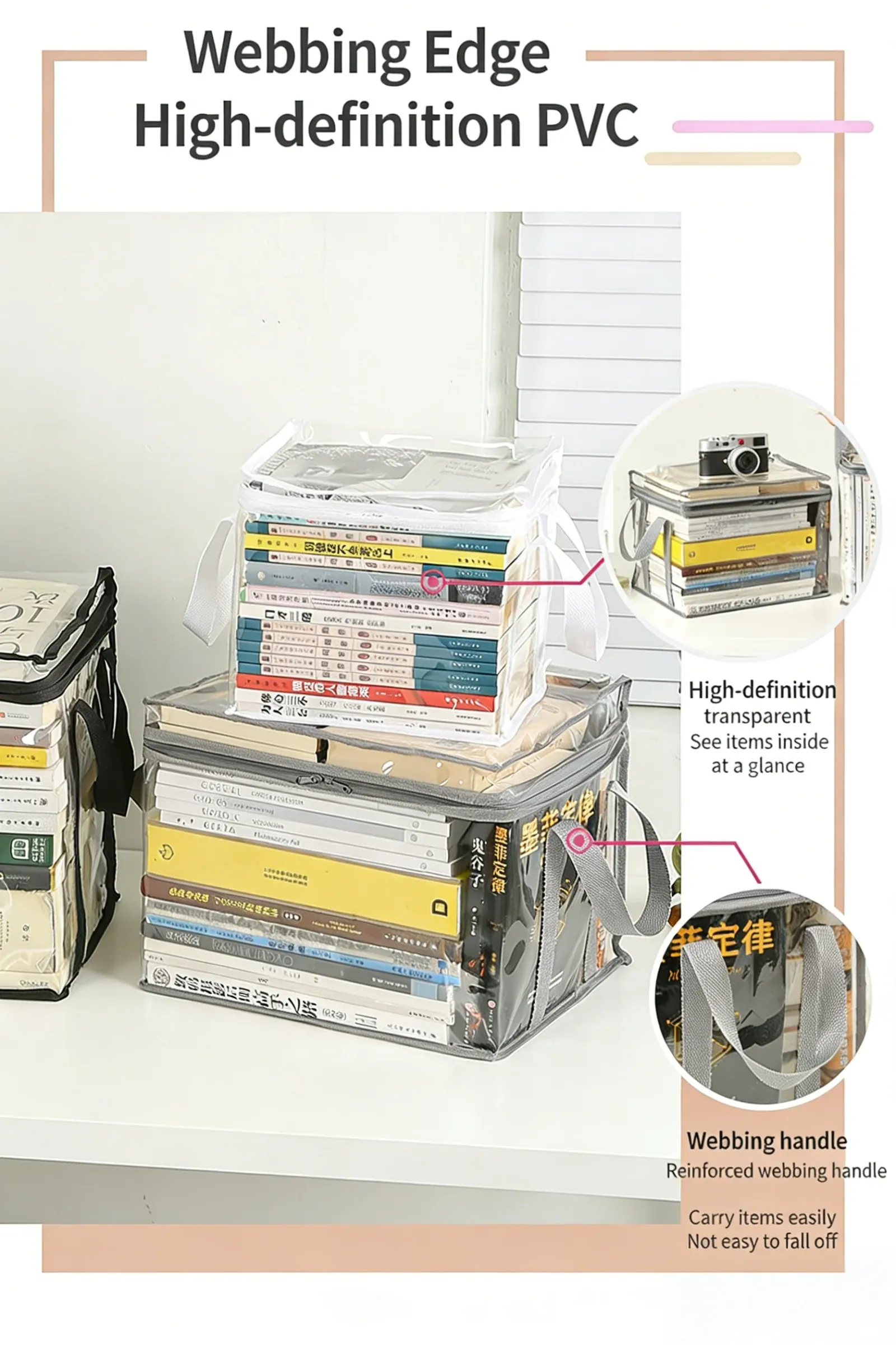 Boîte à livres pliable en situation d'utilisation