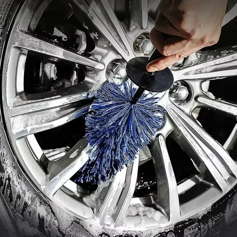 Brosse de nettoyage multifonction pour roue de voiture, vue 2