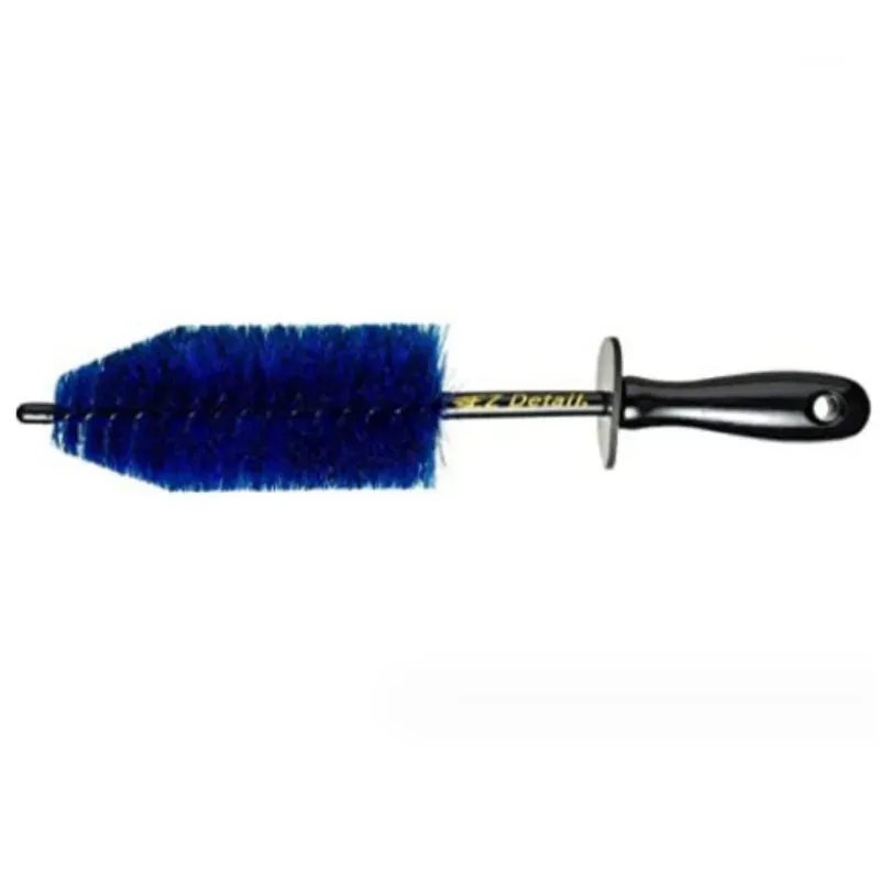 Brosse multifonction de nettoyage pour jantes, manche long et souple, microfibre pour moyeux et pneus, outil de lavage auto et moto 9