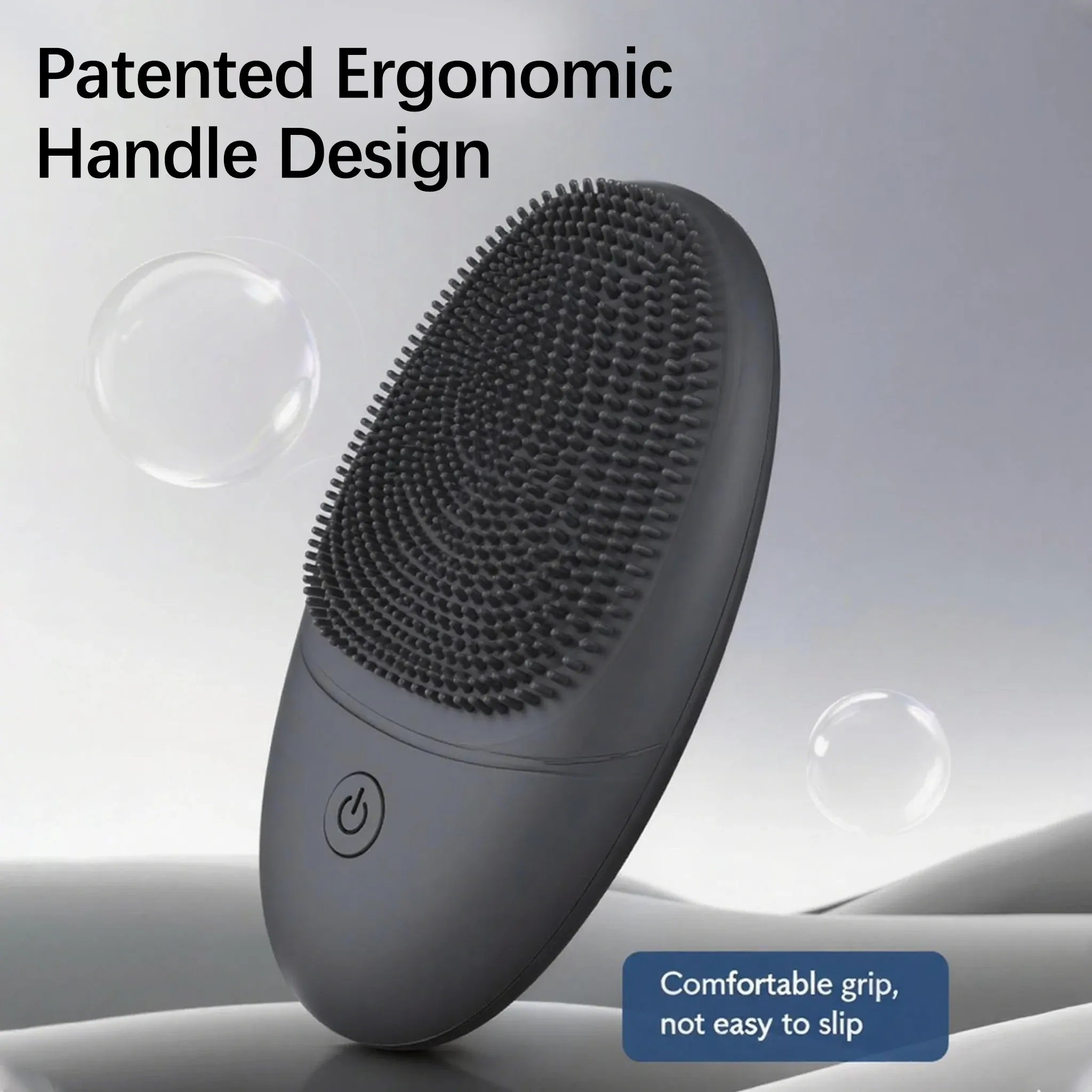 Brosse nettoyante faciale électrique en silicone souple, brosse nettoyante à vibrations soniques, nettoyage en profondeur 2