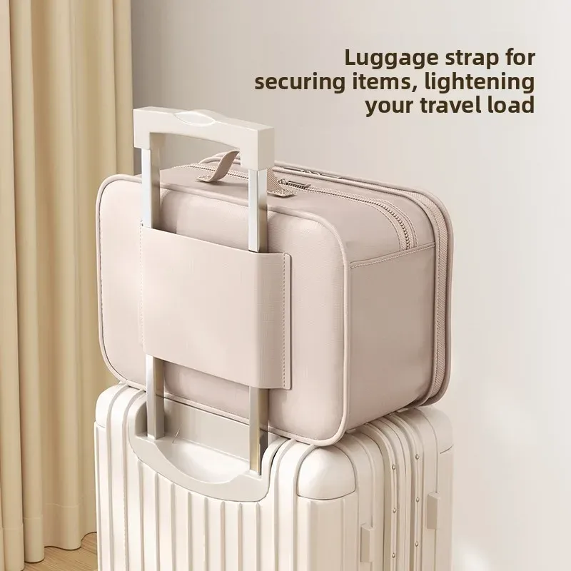 Sac de rangement de voyage suspendu pliable, organisateur de vêtements multicouche, pour voyages d'affaires 3