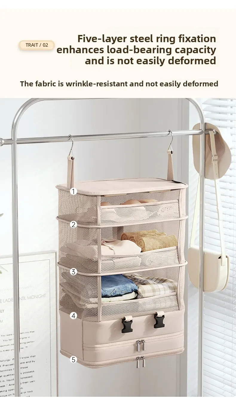 Détail des poches de rangement
