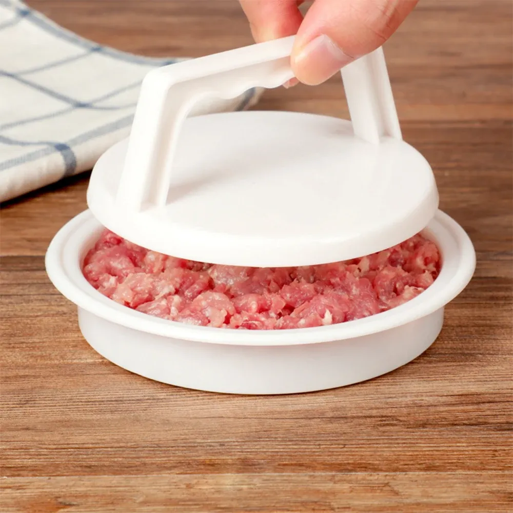 Presse à hamburger en plastique, 1 pièce, pour viande farcie, grill, fête, barbecue, moule, outil de cuisine 2