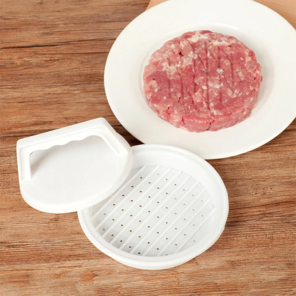 Presse à hamburger en plastique, 1 pièce, pour viande farcie, grill, fête, barbecue, moule, outil de cuisine 3