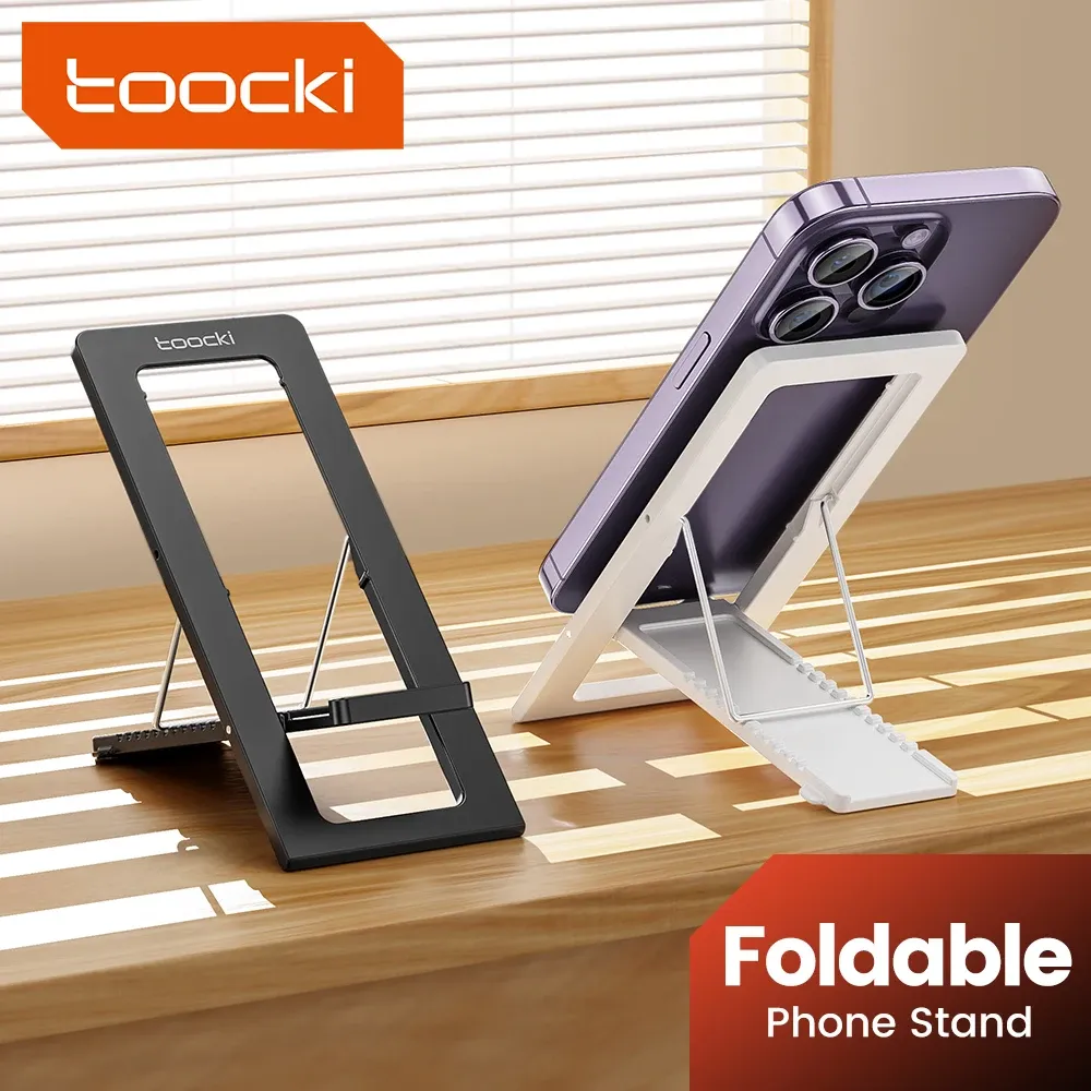 Support de téléphone portable pliable universel, support fin et léger pour iPhone 14, 13, Samsung S22, Xiaomi, support de bureau