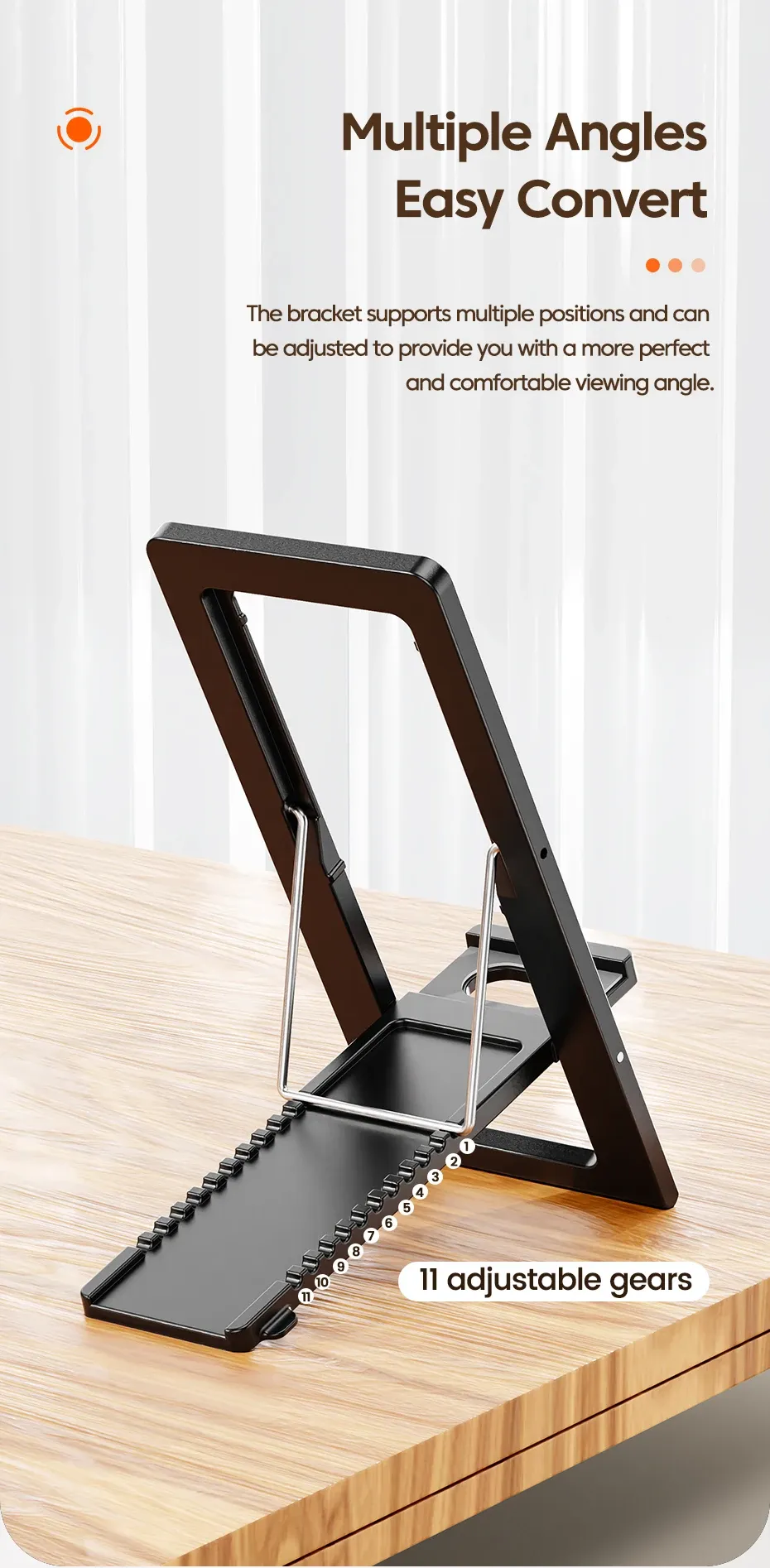 Support de téléphone dans un espace de bureau