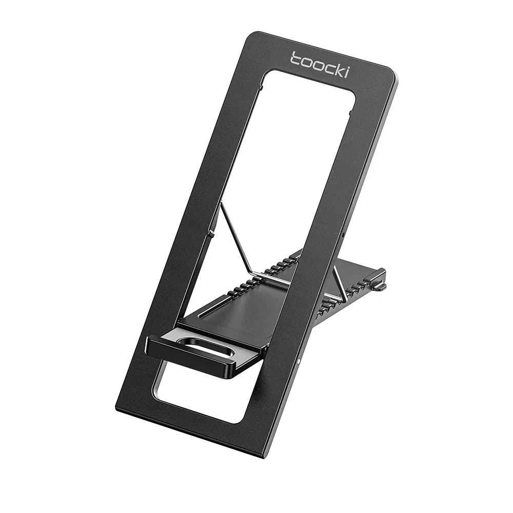 Support de téléphone portable pliable universel, support fin et léger pour iPhone 14, 13, Samsung S22, Xiaomi, support de bureau 7