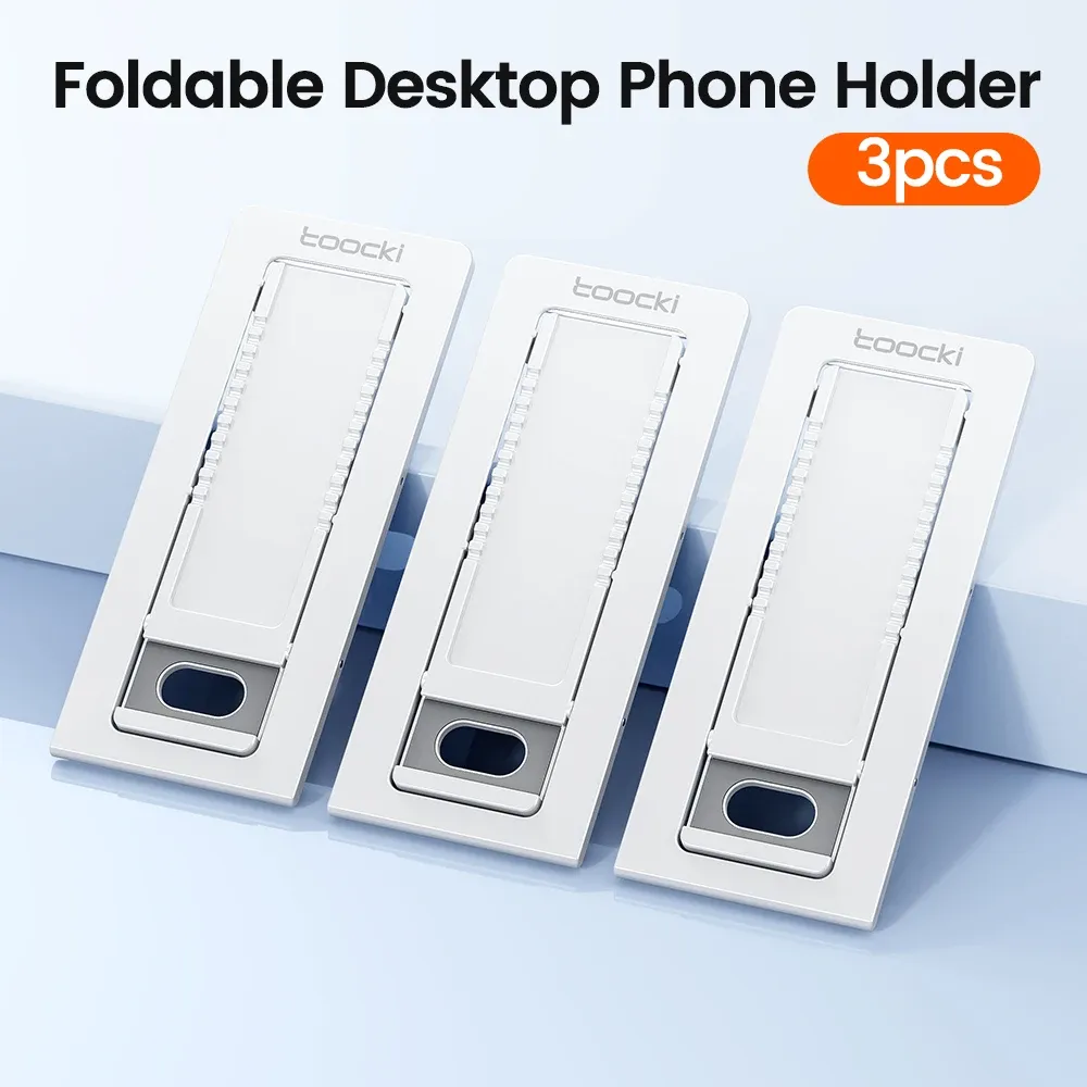 Support de téléphone portable pliable universel, support fin et léger pour iPhone 14, 13, Samsung S22, Xiaomi, support de bureau 10