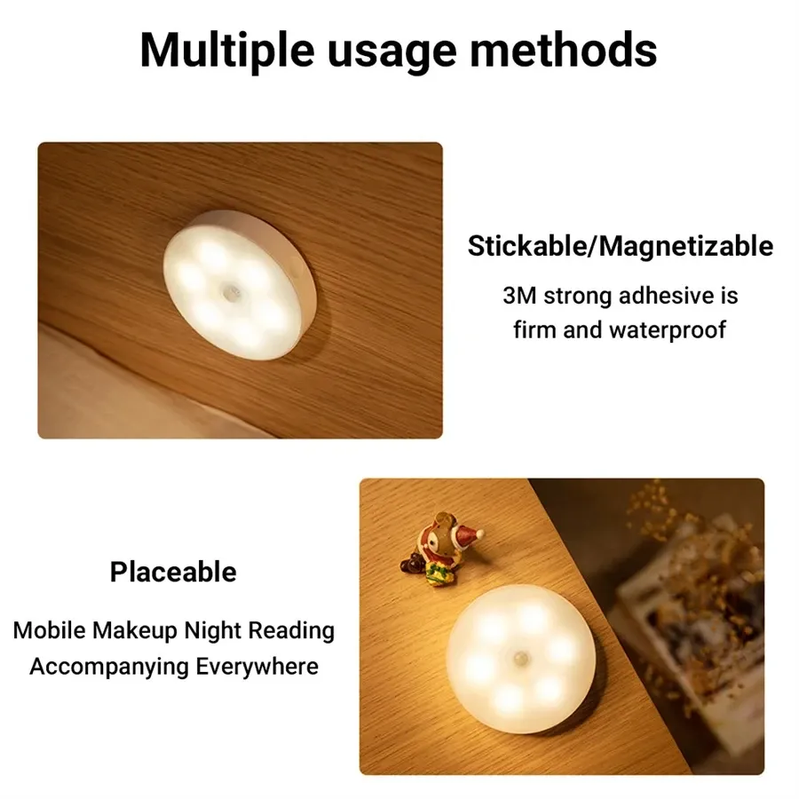 Vue détaillée de la veilleuse LED