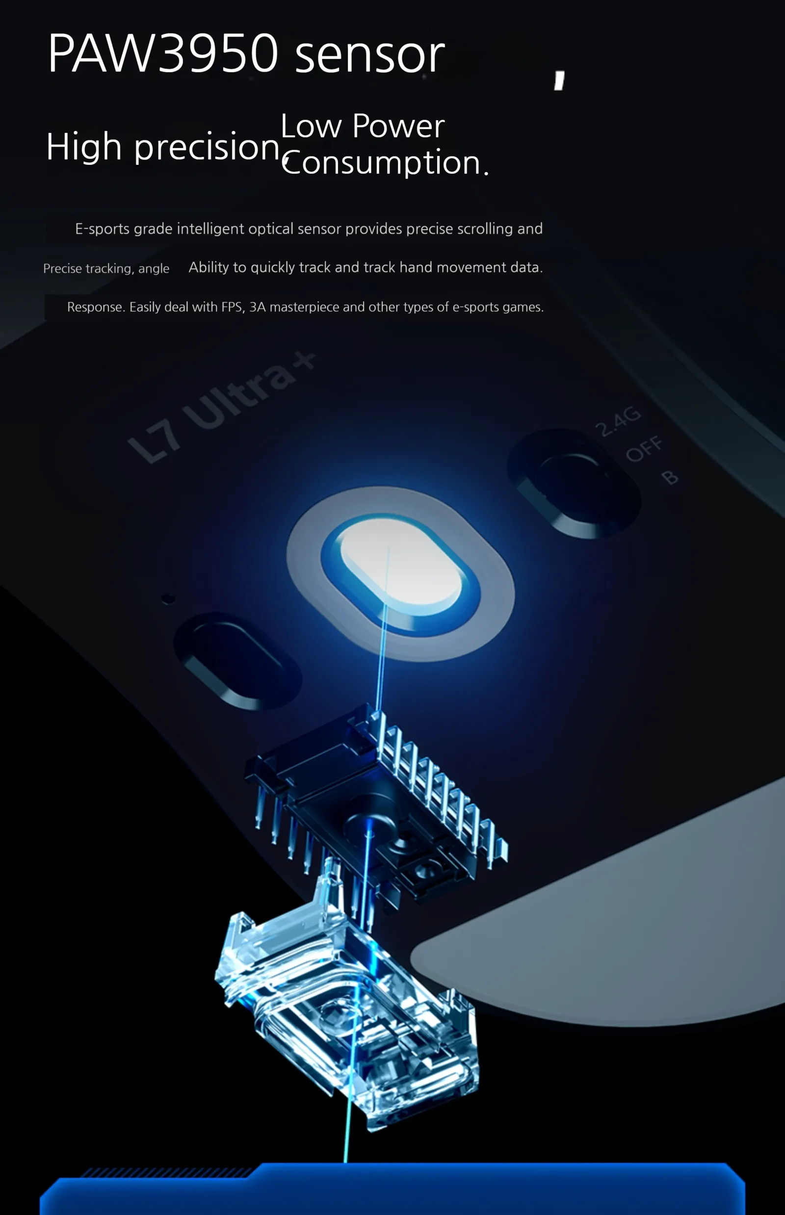 Souris MCHOSE L7 Ultra+ présentation produit
