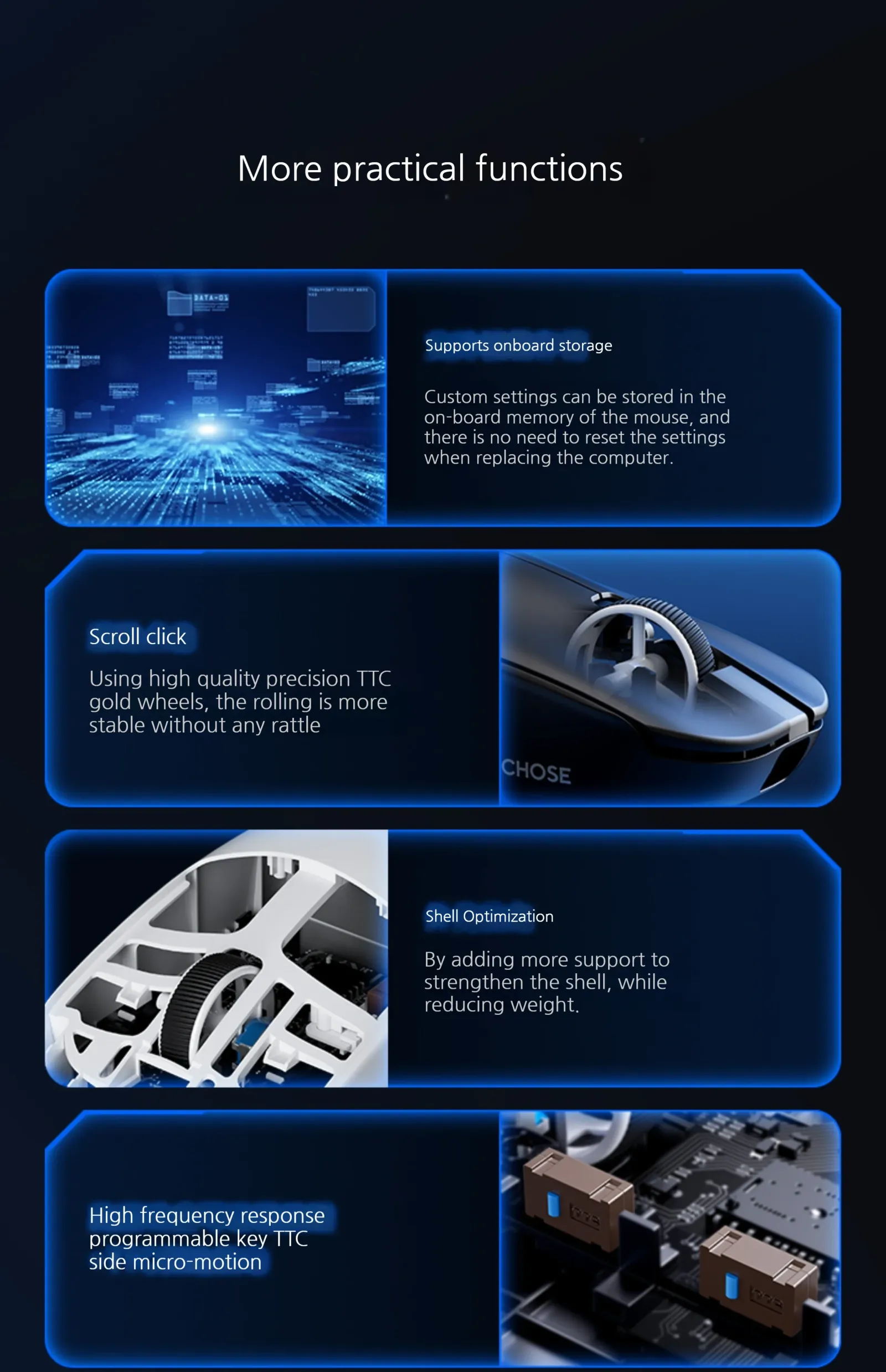 Souris MCHOSE L7 Ultra+ dans un setup moderne