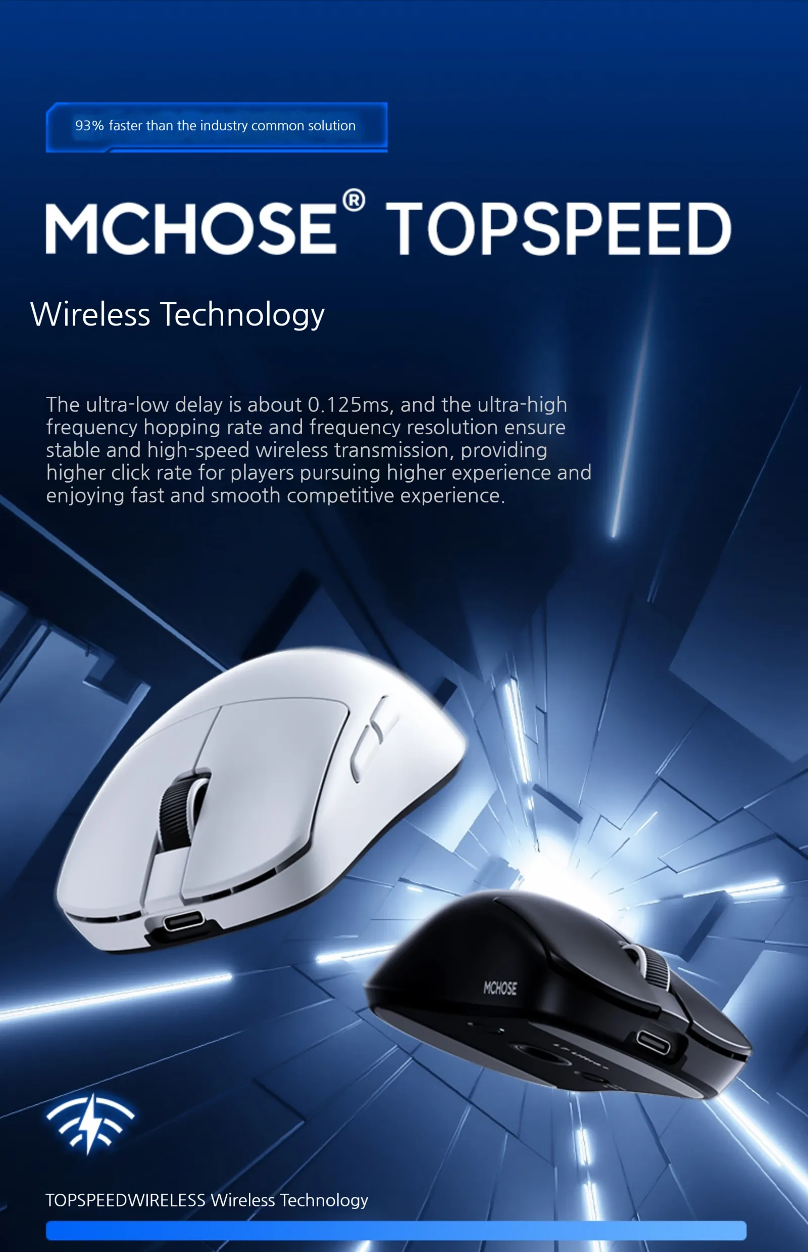 Souris MCHOSE L7 Ultra+ gros plan
