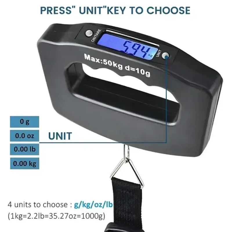 Balance à bagages numérique, caractéristiques du design