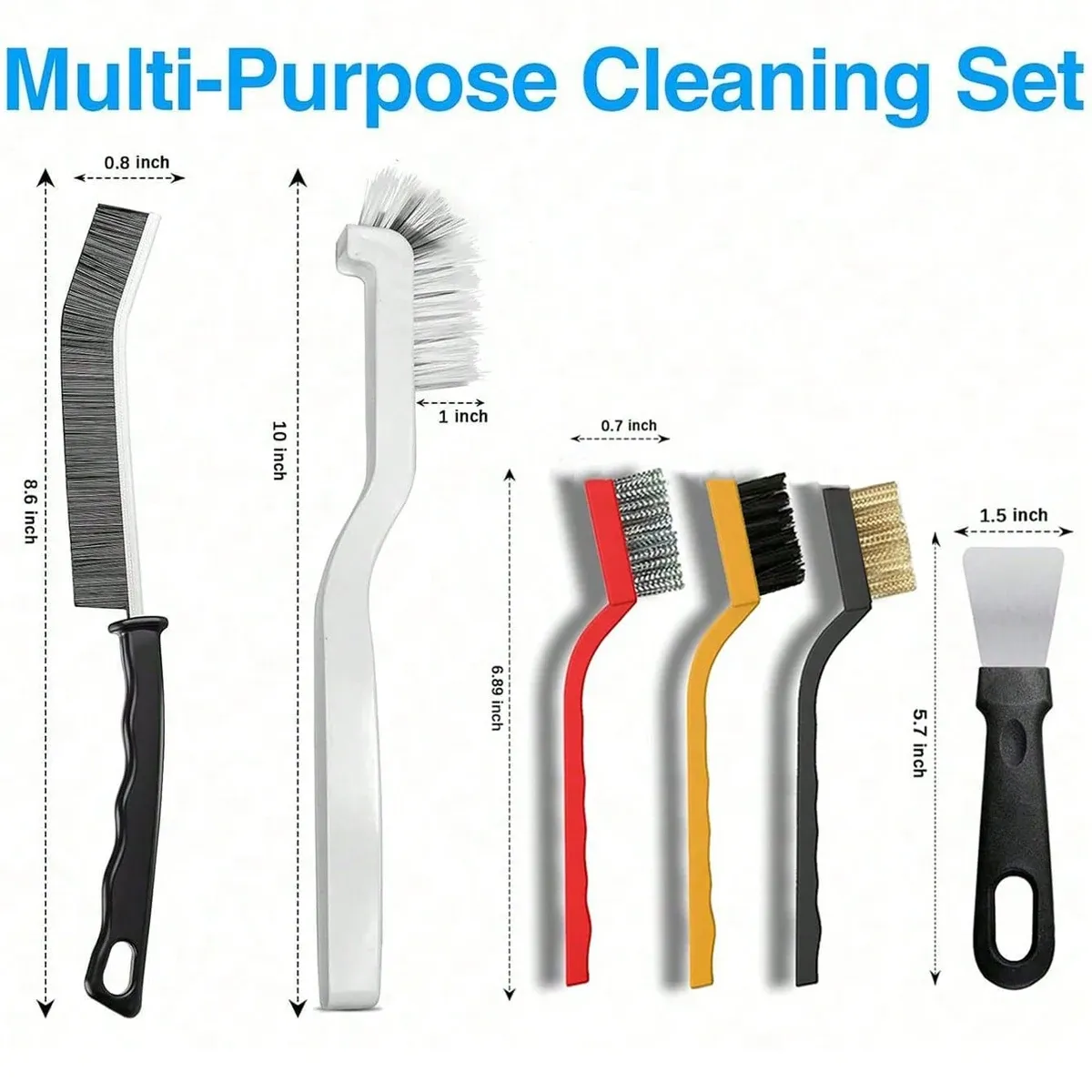 Ensemble de brosses de nettoyage multi-usages