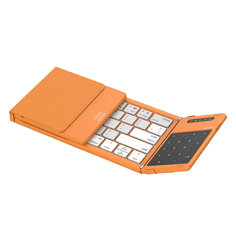 Clavier Bluetooth pliable NILLKIN avec pavé tactile, mini clavier rechargeable pour le bureau et les voyages, compatible Windows, iOS, Android et PC 7