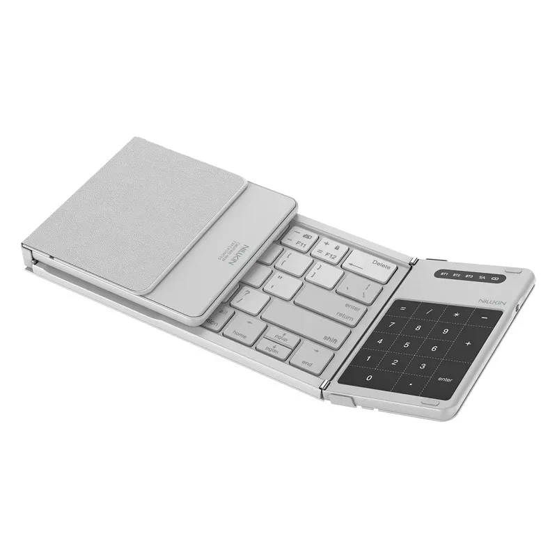 Clavier Bluetooth pliable NILLKIN avec pavé tactile, mini clavier rechargeable pour le bureau et les voyages, compatible Windows, iOS, Android et PC 8