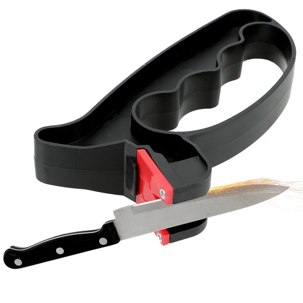 Meule d'affûtage 2 en 1 pour lames, couteaux, ciseaux et outils de cuisine 5