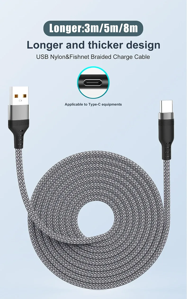 Câble de charge USB-C, vue d'ensemble du produit