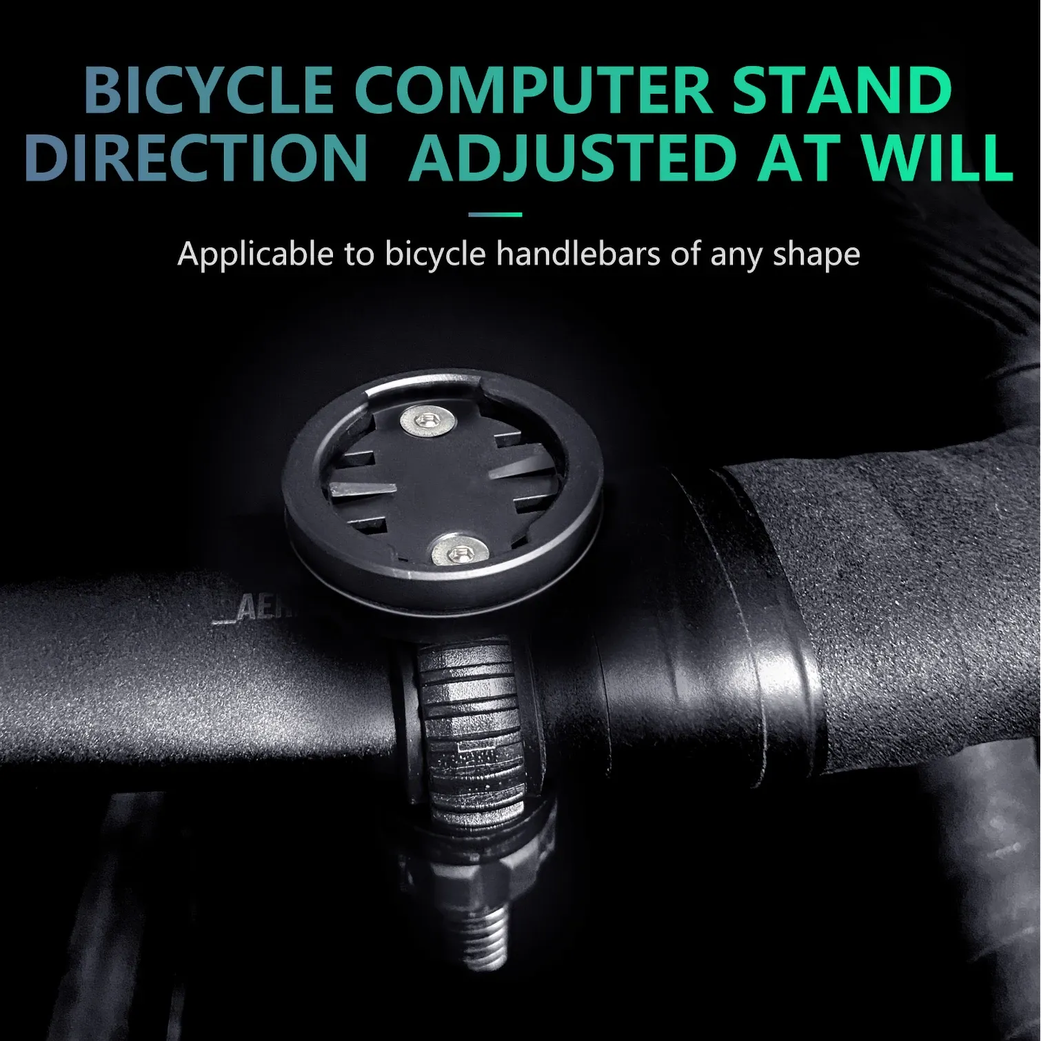 Support de fixation universel et rotatif pour ordinateur de vélo GPS CYCLAMI, compatible avec les modèles XOSS, Garmin, radar, feu arrière et phare 2