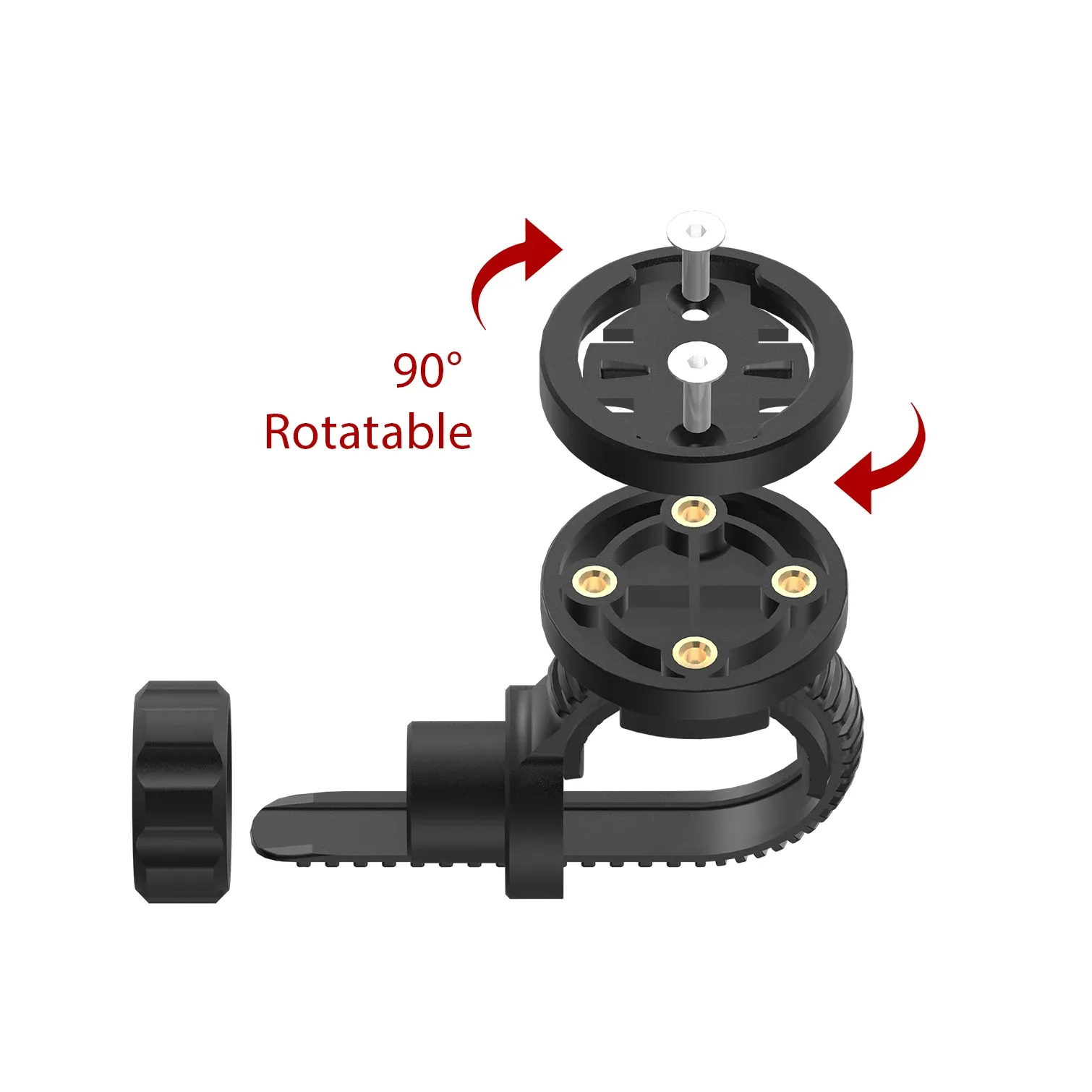 Support de fixation universel et rotatif pour ordinateur de vélo GPS CYCLAMI, compatible avec les modèles XOSS, Garmin, radar, feu arrière et phare 6