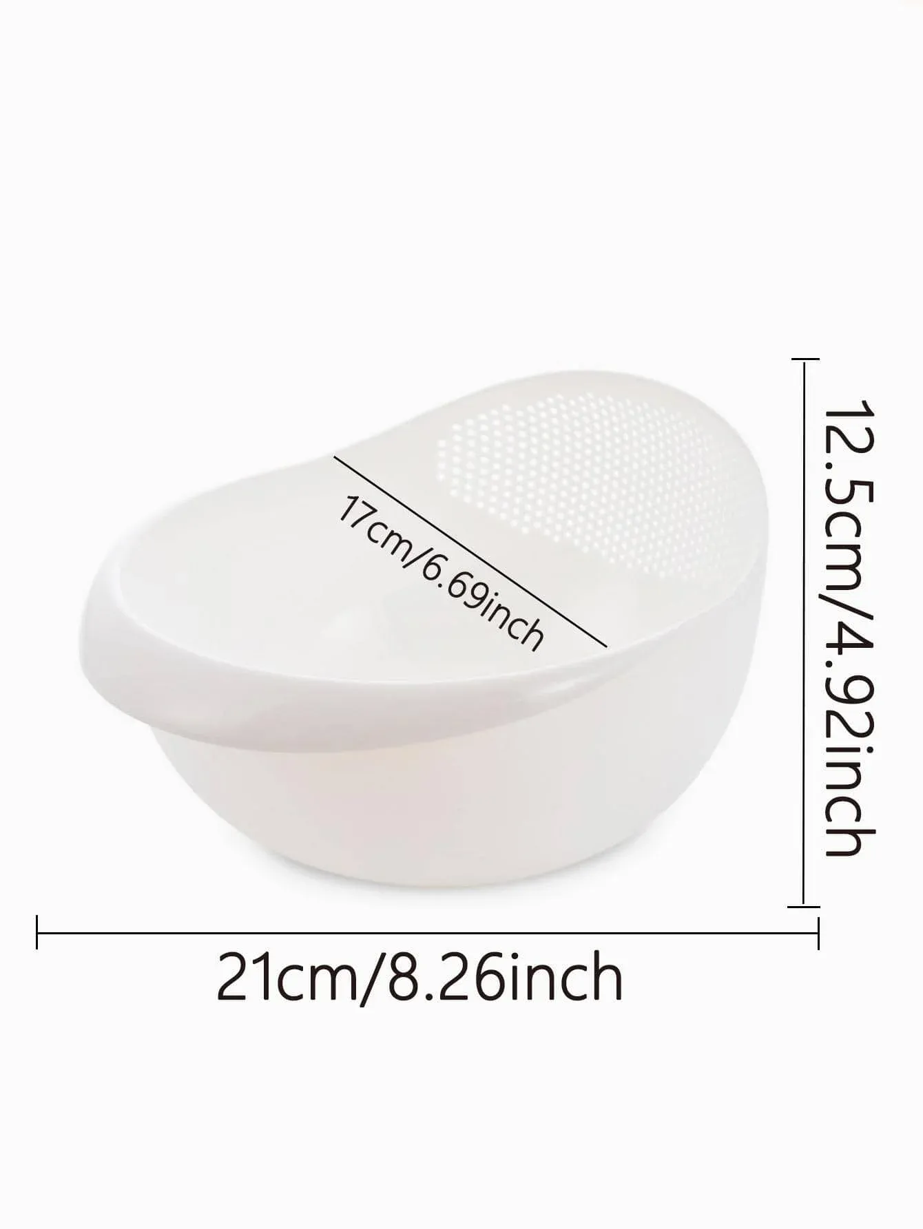 Détail des poignées ergonomiques du panier de vidange
