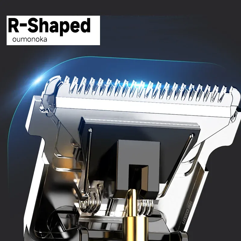 Tondeuse électrique rétro T9 sans fil, rasoir barbier rechargeable par USB, portable, pour hommes 3