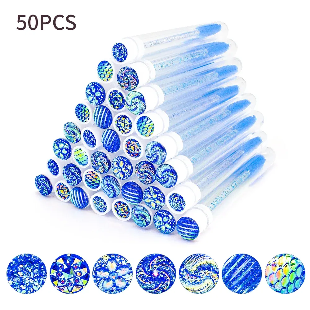 Brosses à cils en utilisation