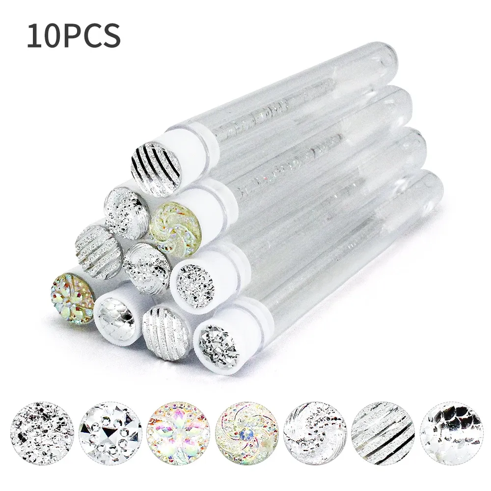 Brosses à cils jetables avec tubes réutilisables anti-poussière, lot de 10 ou 50 10