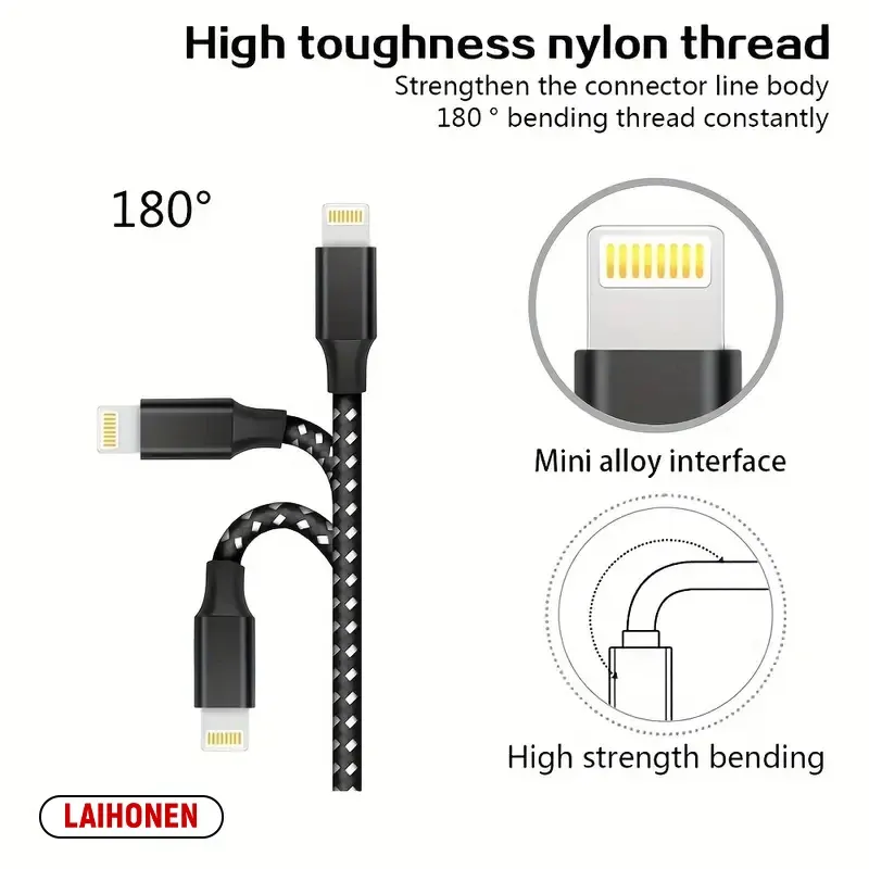 Câble Lightning en situation d'utilisation