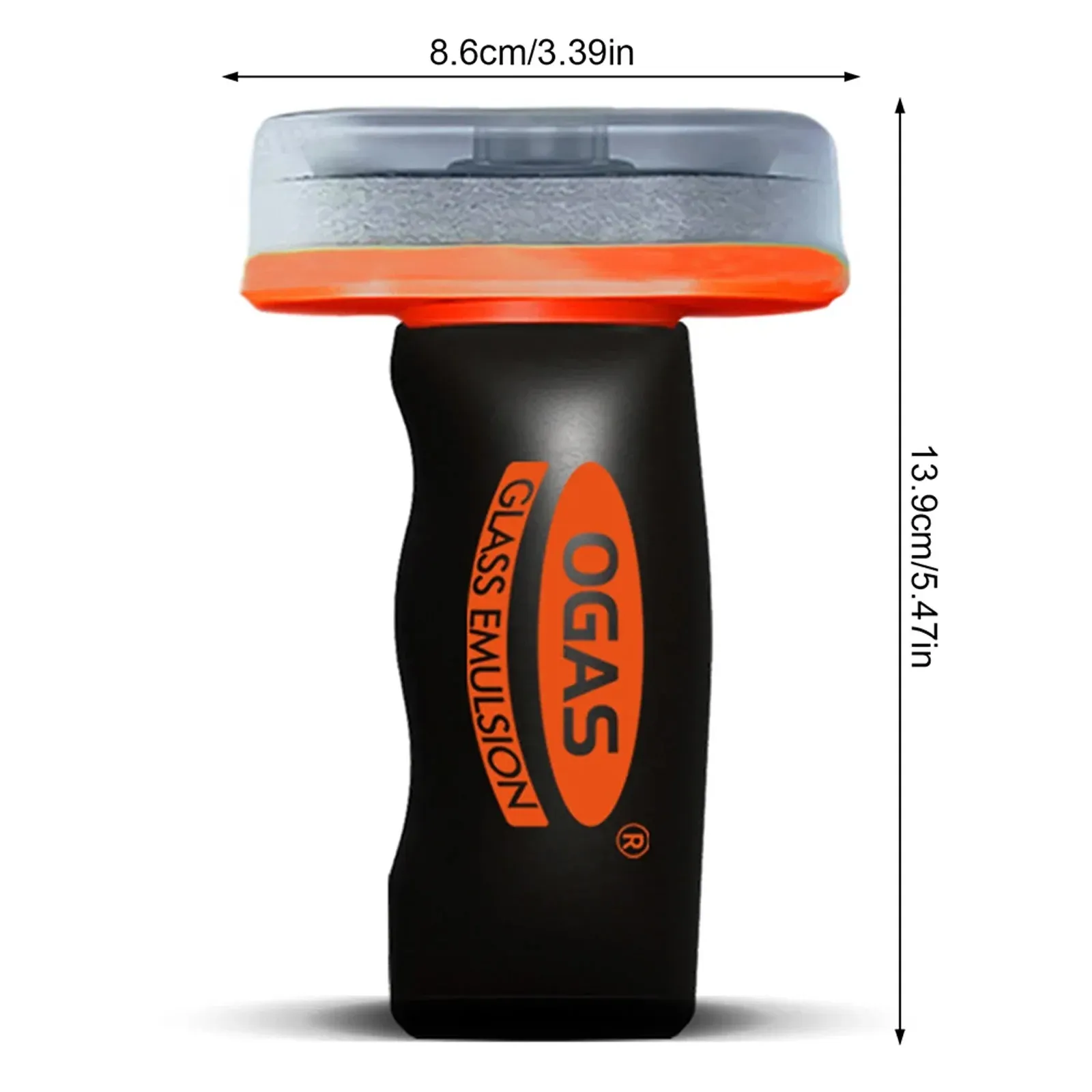 Brosse dégraissante pour vitres de voiture, outil robuste de retrait de film d'huile pour l'entretien des essuie-glaces et la préparation de revêtement céramique 3