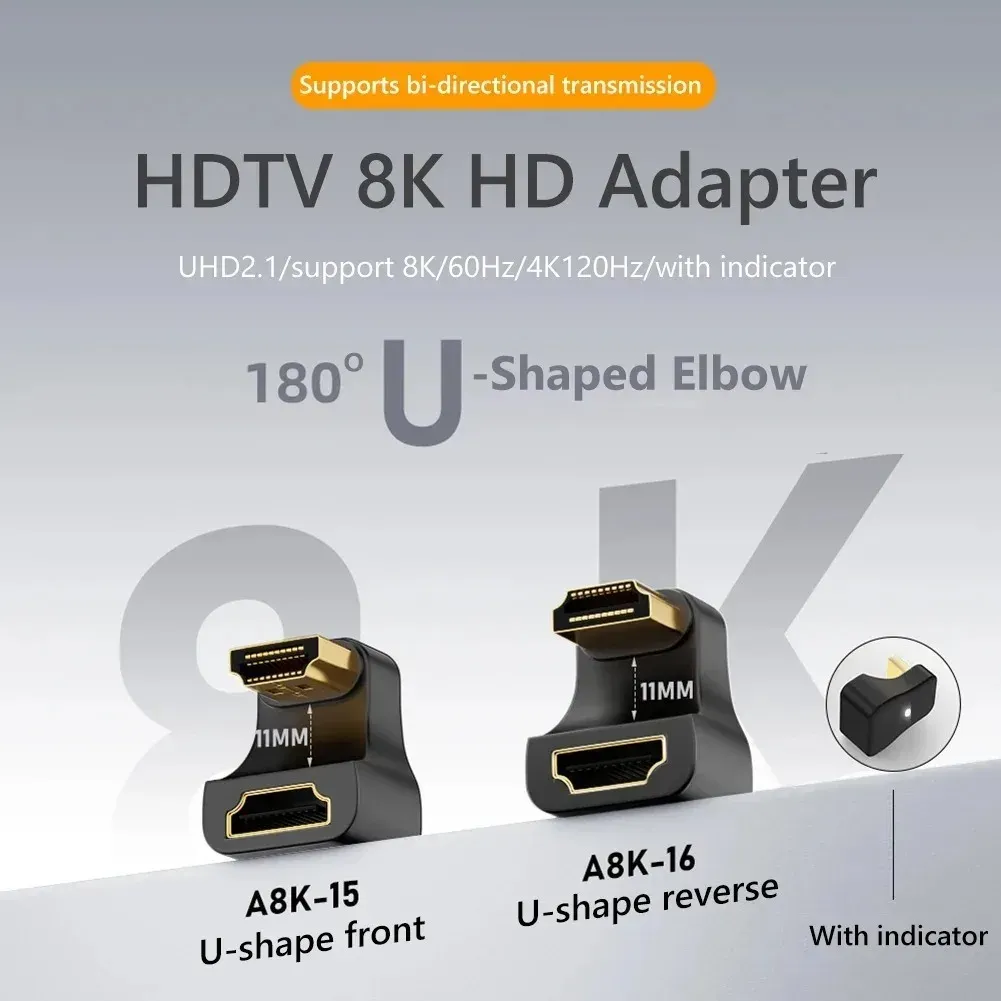 Adaptateur 8K vu de côté