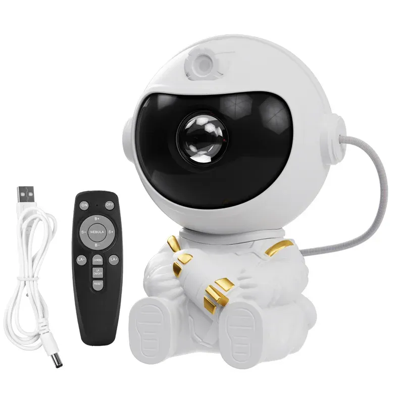 Projecteur LED Ciel Étoilé Astronaute, Veilleuse Galaxie pour Chambre d'Enfant 7