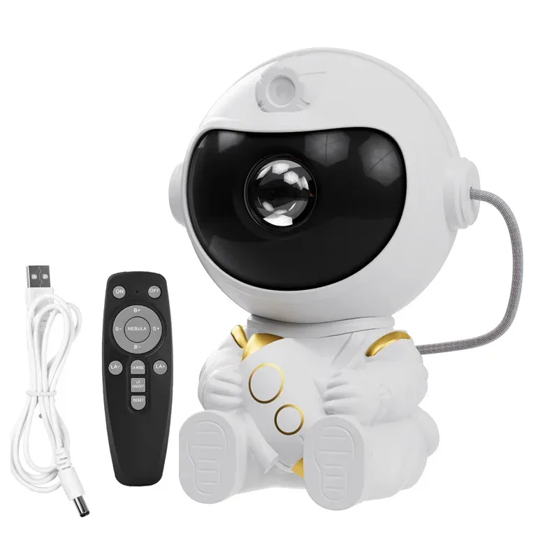 Projecteur LED Ciel Étoilé Astronaute, Veilleuse Galaxie pour Chambre d'Enfant 8
