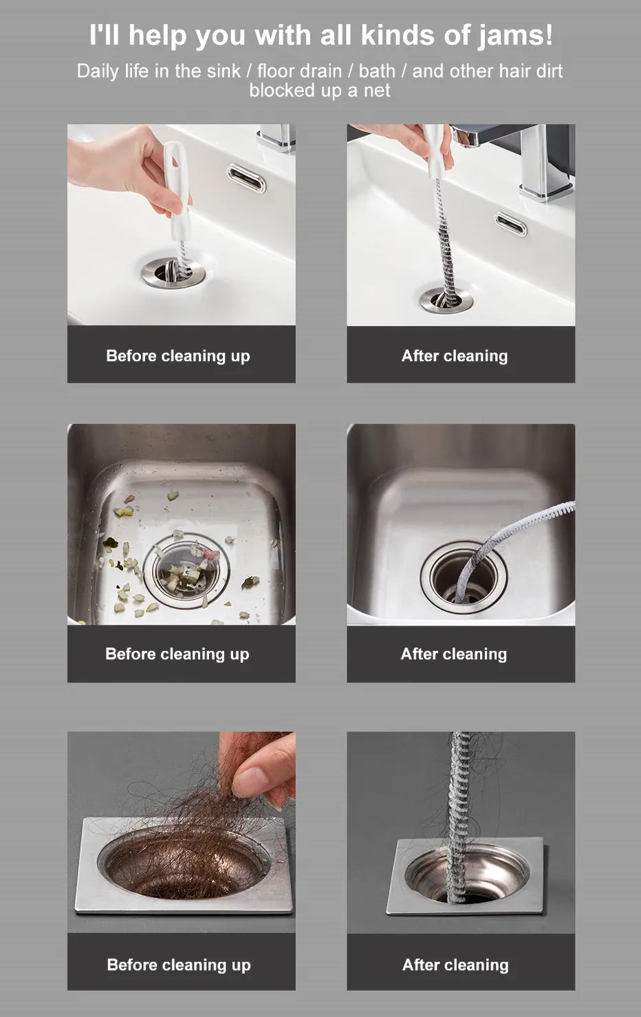 Brosse de dragage de tuyaux, présentation