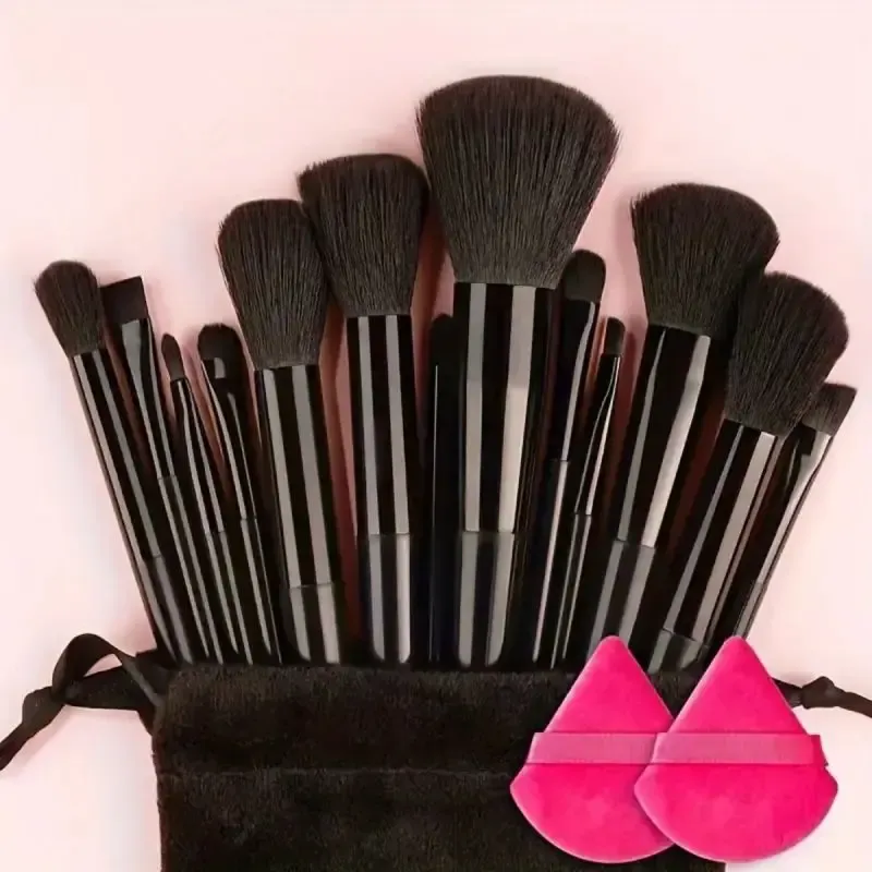Ensemble de pinceaux de maquillage ultra-doux : fond de teint, poudre, correcteur et Kabuki 23