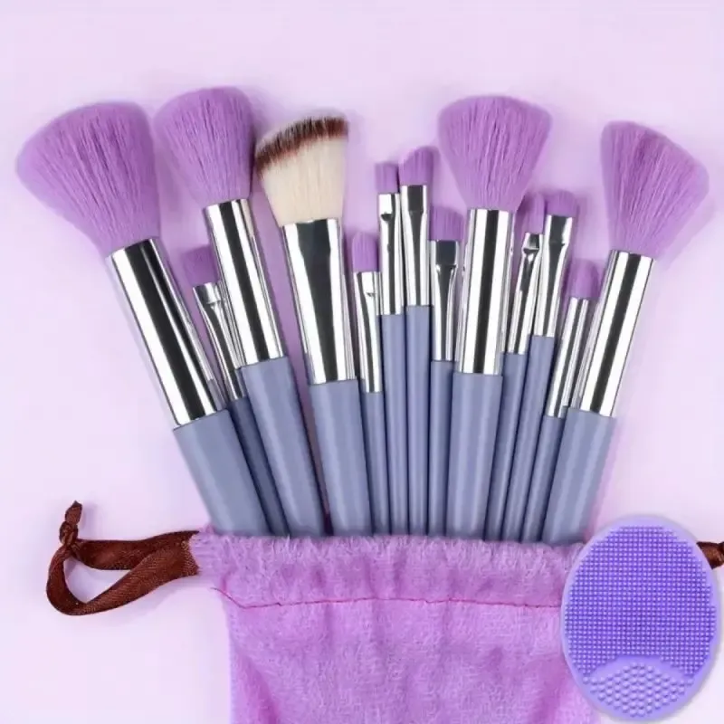 Ensemble de pinceaux de maquillage ultra-doux : fond de teint, poudre, correcteur et Kabuki 20