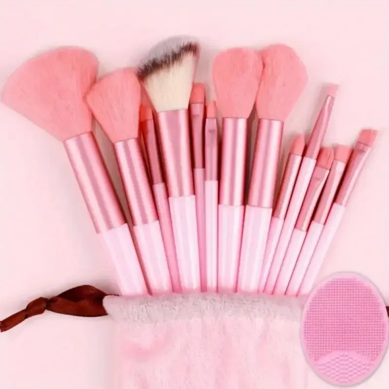 Ensemble de pinceaux de maquillage ultra-doux : fond de teint, poudre, correcteur et Kabuki 9