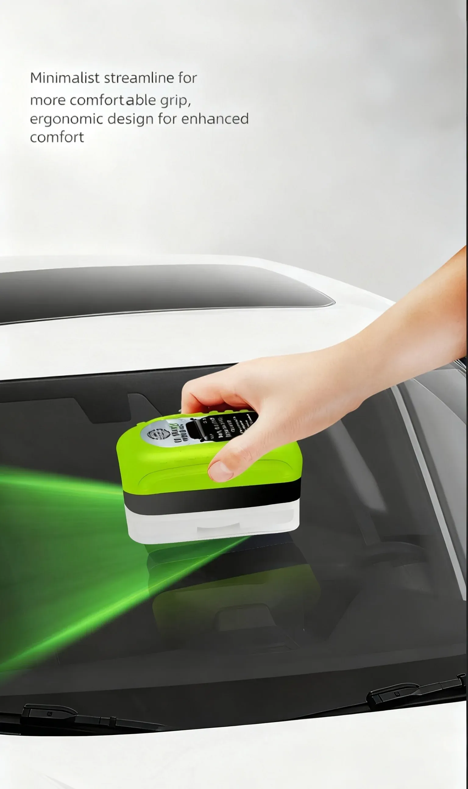 Brosse de nettoyage anti-film gras pour pare-brise automobile, effet anti-pluie et anti-buée 6