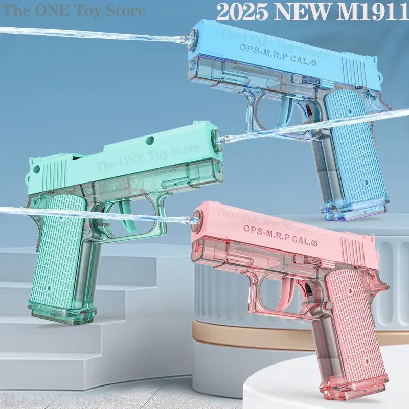 Pistolet à eau M1911 : jouet d'été pour la piscine et la plage - Image 1