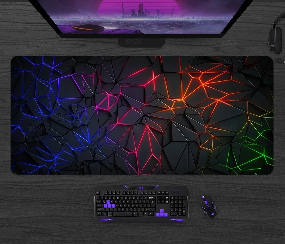 Tapis de souris de jeu grand format pour clavier et bureau 21