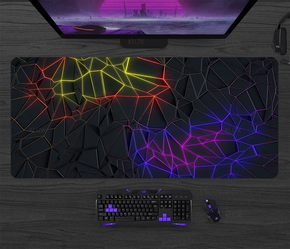 Tapis de souris de jeu grand format pour clavier et bureau 8