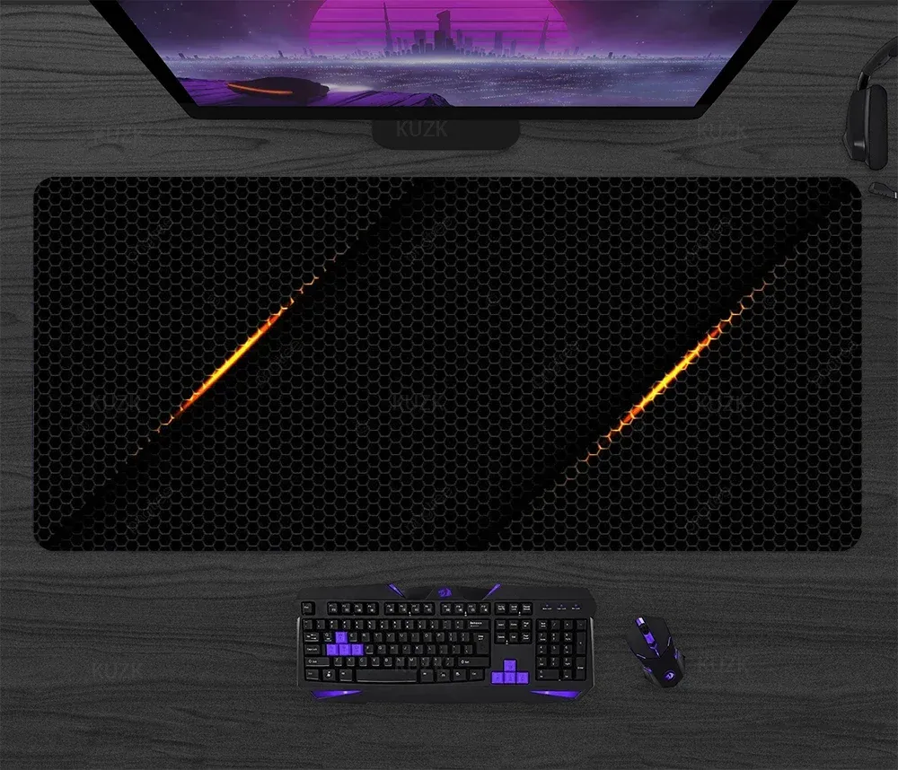 Tapis de souris de jeu grand format pour clavier et bureau 7