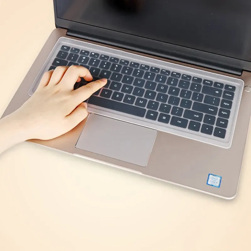 Housse de protection universelle pour clavier d'ordinateur portable, 13 à 17 pouces, en silicone, étanche et anti-poussière 6